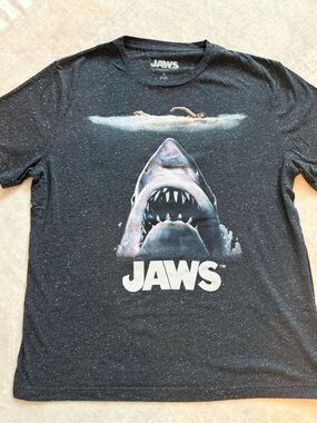 JAWS Graphic Short Sleeve Tee - Black Speckle